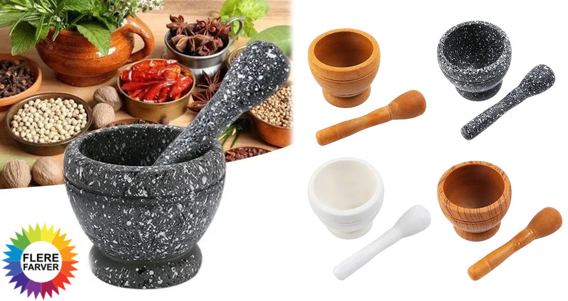 Hvidløgs- og Urtemorter og Stødersæt