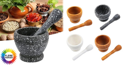 Hvidløgs- og Urtemorter og Stødersæt