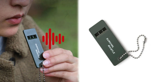 Højlydt Overlevelsesfløjte til Udendørsbrug - 2 Stk.