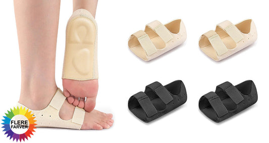 Justerbare Hælpuder til Lindring af Hælspore og Plantar Fasciitis