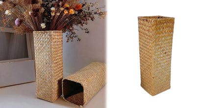 Håndlavet Vævet Blomstervase