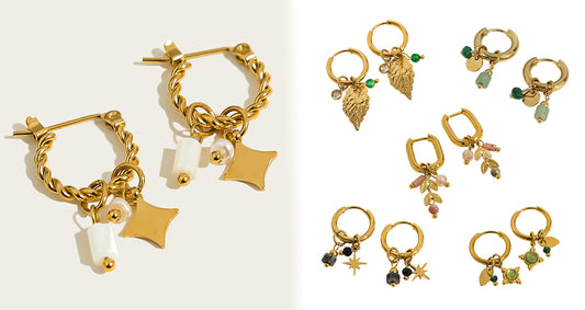 Dame Creoler med Naturlig Sten