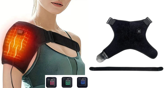 Elektrisk-Opvarmet Skuldermassagestøtte til Smertelindring
