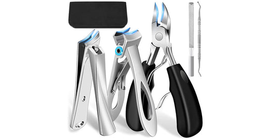 Kraftigt Tåneglklippersæt til Tykke Negle