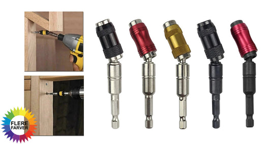 1/4" Hex Magnetisk Skruetrækkerbits med Holder