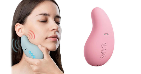 Kæbe- og Nakkemassager med 10 Vibrationstilstande