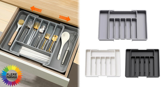 Udvidelig Skuffeindsats til Køkkenredskaber