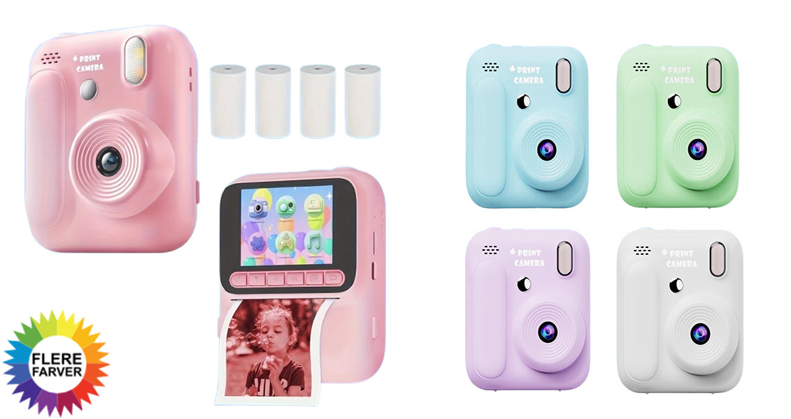 Børns Instantkamera med Farvefotoprint