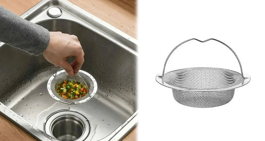Affaldsfilter til Køkkenvask i Rustfrit Stål