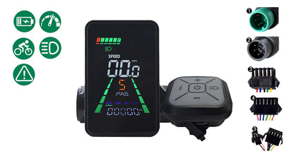 LCD-Display til Elektrisk Cykel og Elektrisk Løbehjul