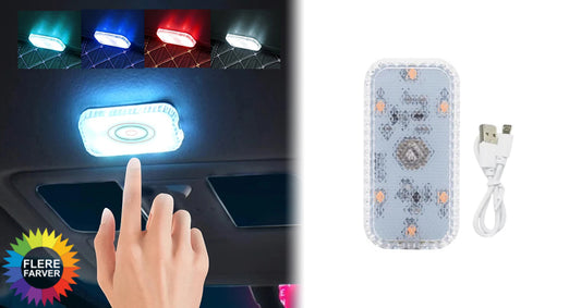 Genopladeligt Mini LED-berøringslys til Bilen