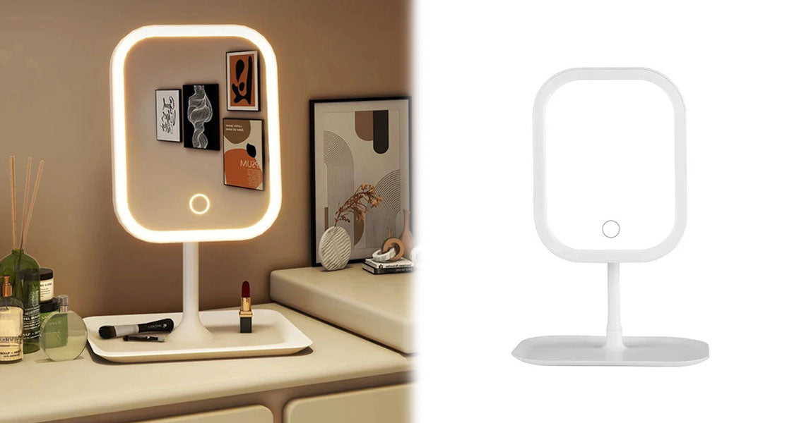 LED Sminkespejl med 3 Farver Lys