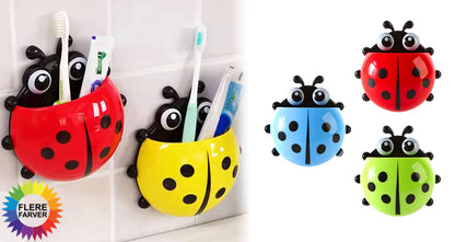 Mariehøne Tandbørsteholder med Sugekop