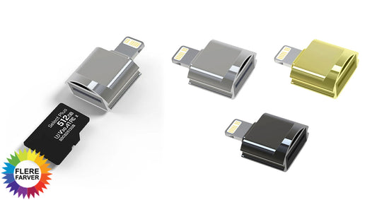 iPhone Lightning Micro SD-Læser