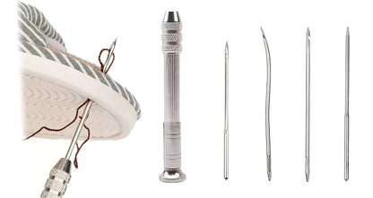 Lædersynålesæt med Syl til Læder og Canvas