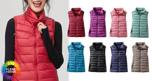 Dame Slim Fit Letvægts Dunvest