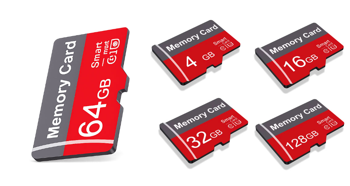 Højhastigheds Micro SD-Hukommelseskort med Kapacitet 4 GB - 128 GB