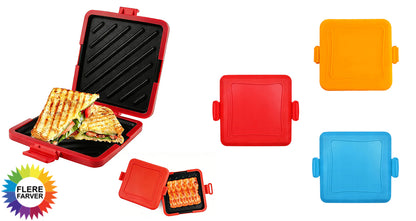 Toastie-maker til Mikroovn med Aftagelige Non-stick-plader