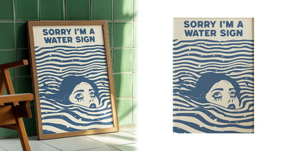 Moodfyldt Stjernetegn Lærredskunst