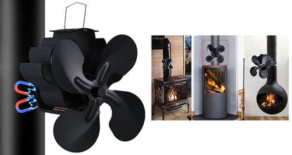 Magnetisk Varmedrevet Brændeovnsventilator