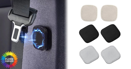 2 Stk. Magnetiske Sikkerhedsseleclips til Bilen
