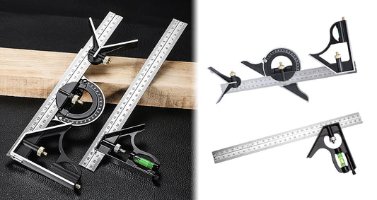 Multifunktionel Justerbar Lineal og Vinkelmåler