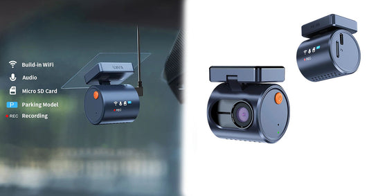 Mini 2K Bil Dashcam med WiFi og Stemmekontrol