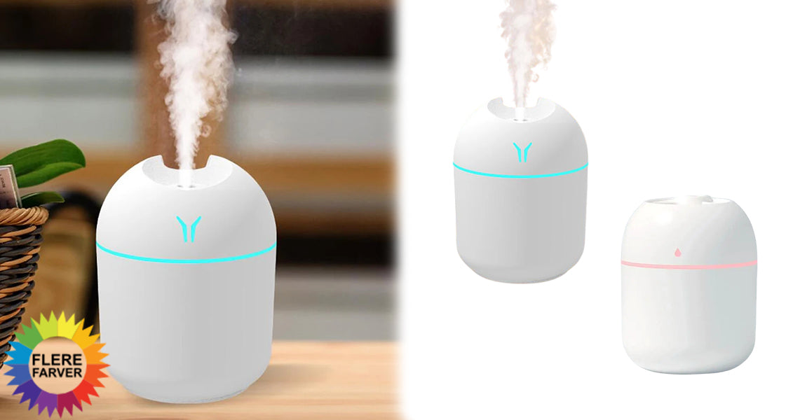 Mini USB 250ML Luftfugter med LED-Lys