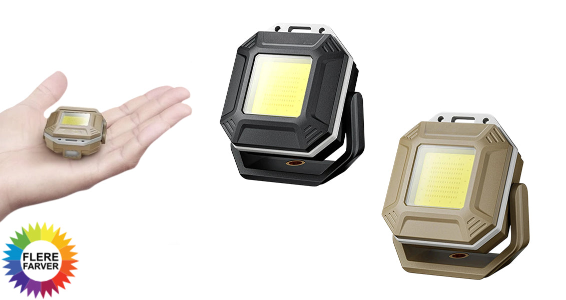 Mini Genopladelig LED-arbejdslampe Vandtæt Magnetisk