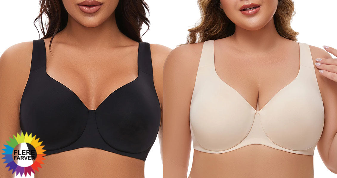 Plus Size Minimizer-BH med Bøjle til Kvinder