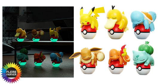 Mini Pokémon Natlampe Figur – Pikachu & Venner
