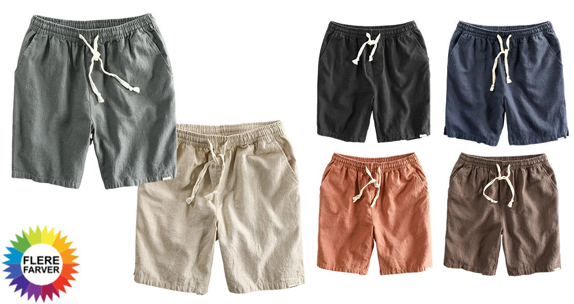 Sommer Shorts til Herre i Bomuld