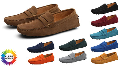 Lette og Behagelige Ruskindsloafers til Mænd –  (Str. 38–43)