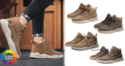 Herre Varme Vinter Ruskind Sneakers