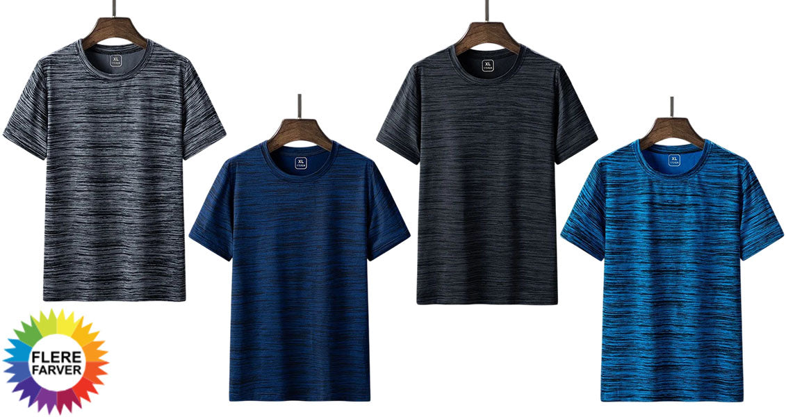 Herre Plus Size Sommer T-shirt