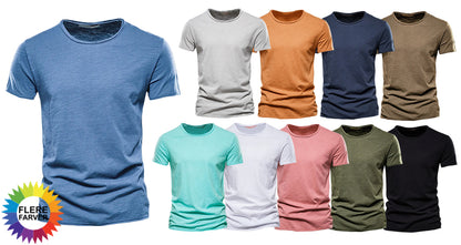 Blød og Let Herre T-Shirt til Sommer