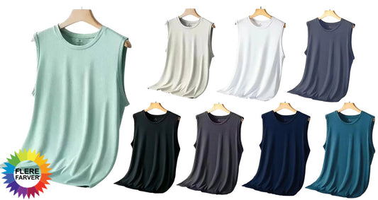 Herre Letvægts Sommertanktop i Issilke