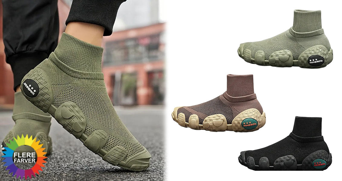 Herresneakers i Åndbart Mesh