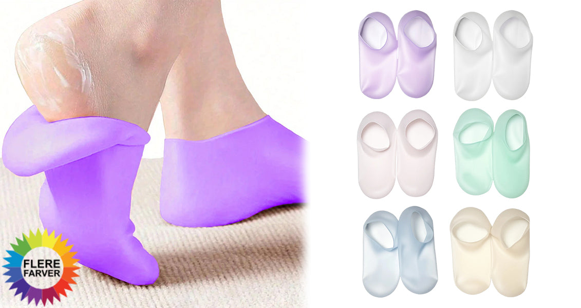 Fugtgivende Silikone Fodsokker til Tørre Fødder