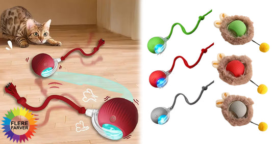 Automatisk Interaktiv Legetøjsbold til Kæledyr