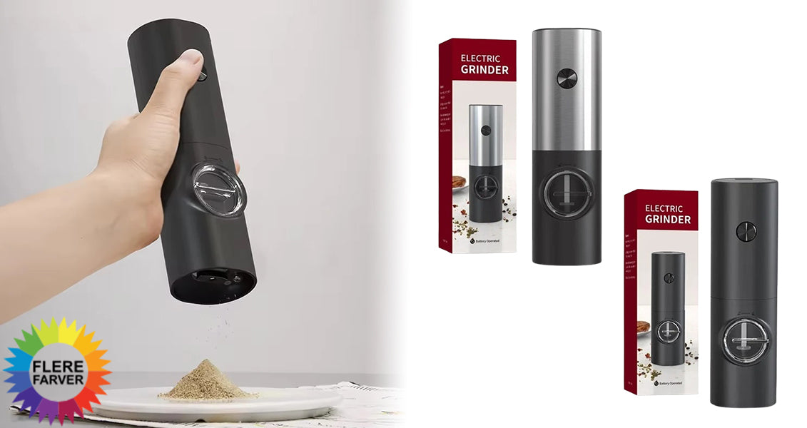 Automatisk Elektrisk Salt- og Peberkværn