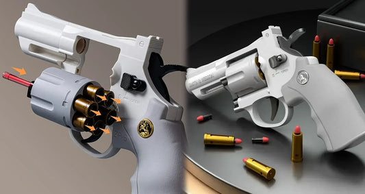 Automatisk Blød Dart Blaster – Revolver-Design Legetøj