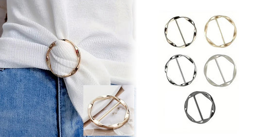 5 Stk. Metalspænder til Tøjringe