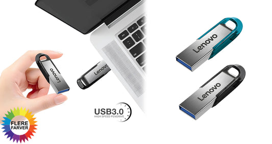 USB 3.0 Mini Metal USB-Drev Højhastighed 128GB–2TB