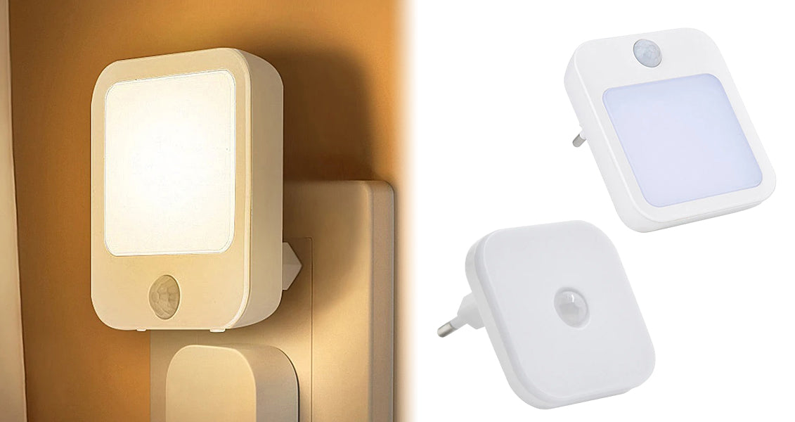 LED Natlampe med Bevægelsessensor