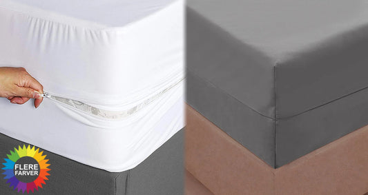 Vandtæt Madrasbeskytter med Lynlås