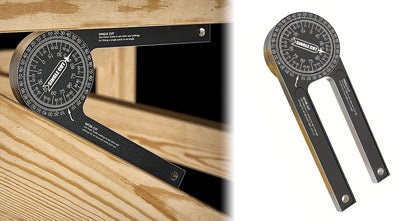 7-Tommer Aluminium Geringsav Vinkelfinder