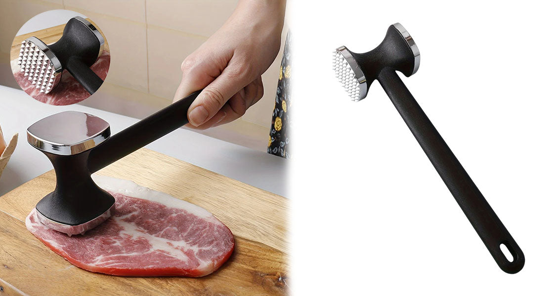 Kødhakker Hammer med Gummigreb og Rustfrit Stål Hoved