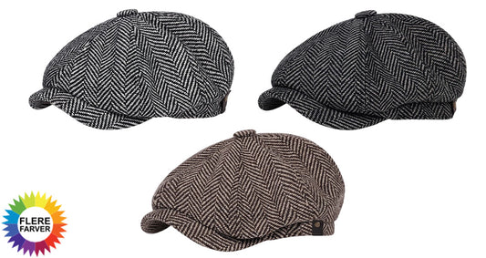 Klassisk Newsboy-Kasket i Uld – Efterår & Vinter