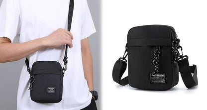 Casual Crossbody Taske i Nylon til Herre